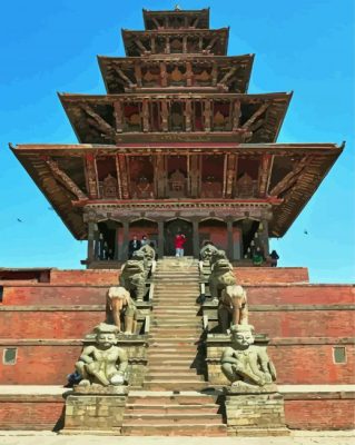 Bhaktapur Nepal Paint By Numbers