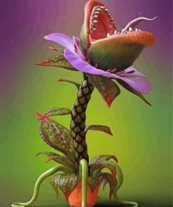 Carnivorous Plant Paint By Numbers