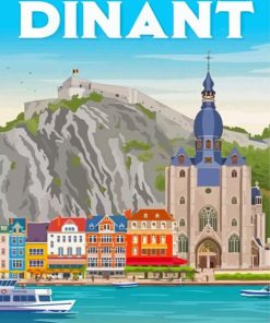 Dinant Belgium Paint By Numbers