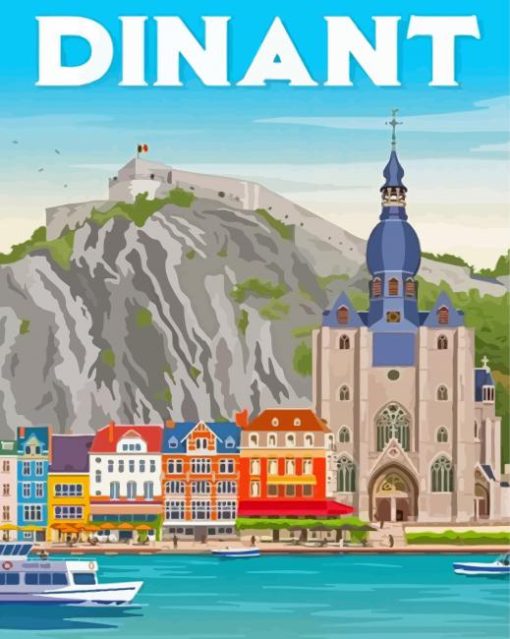 Dinant Belgium Paint By Numbers
