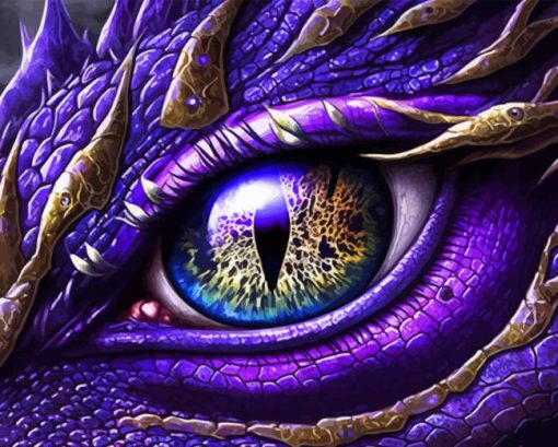 Dragon Eye Paint By Numbers
