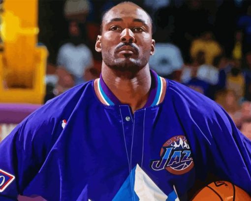 Karl Malone Paint By Numbers