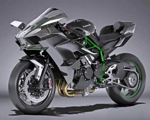 Kawasaki H2r Paint By Numbers