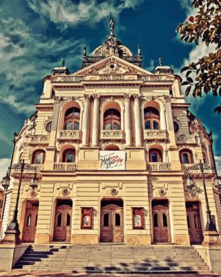 Kosice Theatre Paint By Numbers