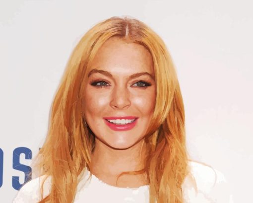 Lindsay Lohan Paint By Numbers
