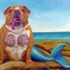 Mermaid Dog Paint By Numbers