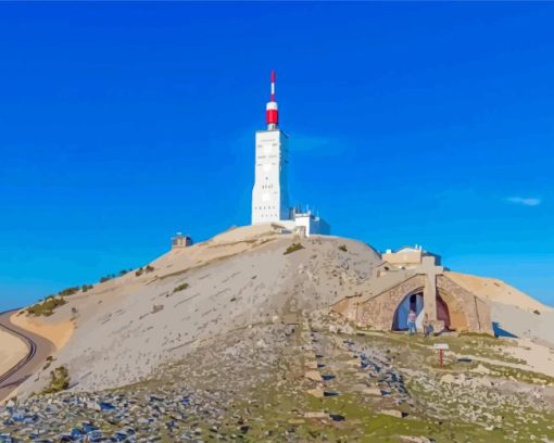 Mont Ventoux Mountain Paint By Numbers