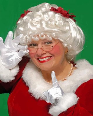 Mrs Claus Paint By Numbers