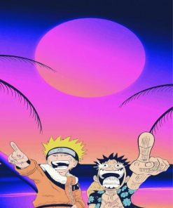 Naruto And Luffy Paint By Numbers