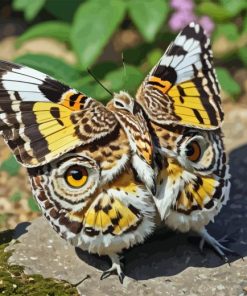 Owl Butterfly Paint By Numbers