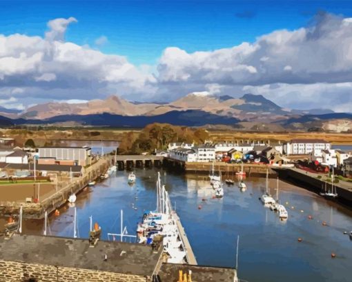 Porthmadog Paint By Numbers