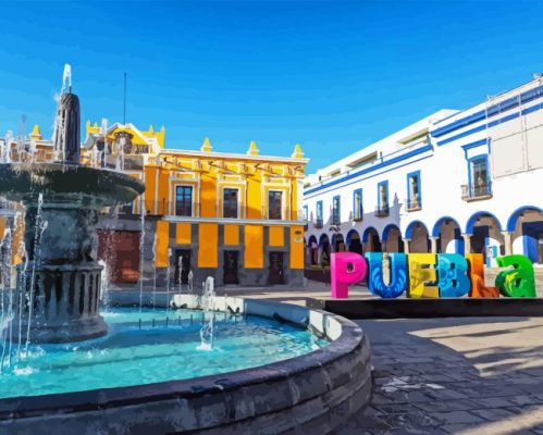 Puebla Paint By Numbers