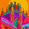 Rainbow Ely Cathedral Paint By Numbers