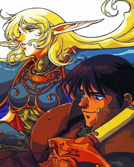 Record of Lodoss War paint by numbers