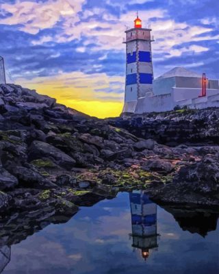 Santa Marta Lighthouse Paint By Numbers