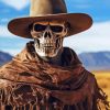 Skeleton Cowboy Paint By Numbers