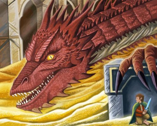 Smaug The Hobbit Paint By Numbers