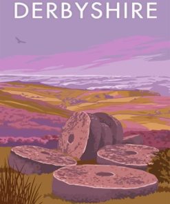 Stanage Edge Poster Paint By Numbers