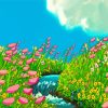 Studio Ghibli Floral Paint By Numbers
