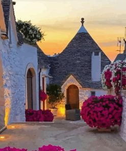 Sunset Alberobello Paint By Numbers