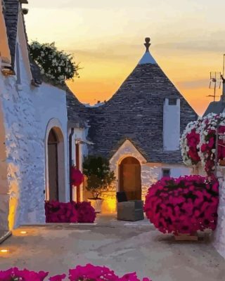 Sunset Alberobello Paint By Numbers