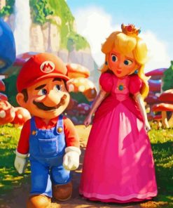 Super Mario Bros Movie Paint By Numbers
