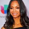 The Actress Zoe Saldana Paint By Numbers