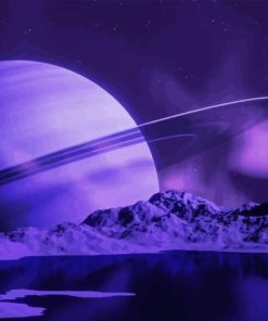 The Purple Planet Paint By Numbers