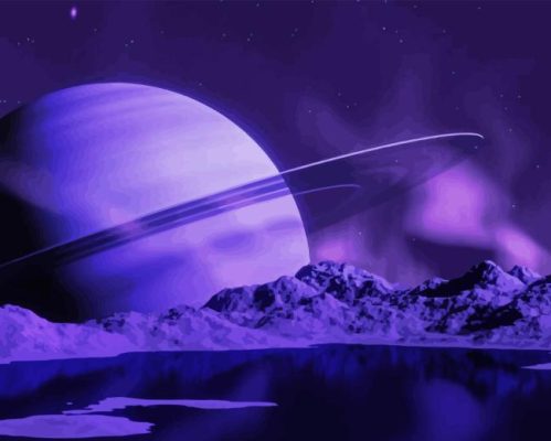 The Purple Planet Paint By Numbers