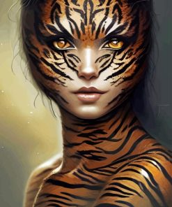 Tiger Woman Paint By Numbers