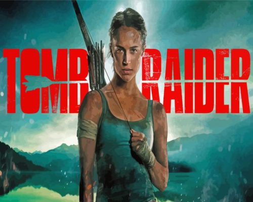 Tomb Raider Paint By Numbers