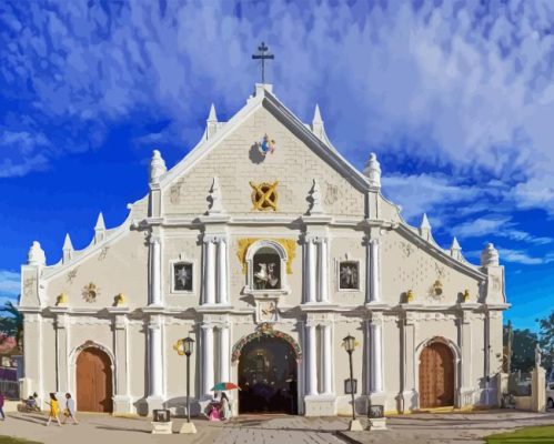 Vigan Cathedral Paint By Numbers