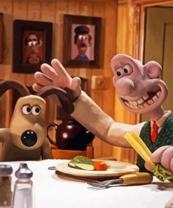 Wallace And Gromit Paint By Numbers
