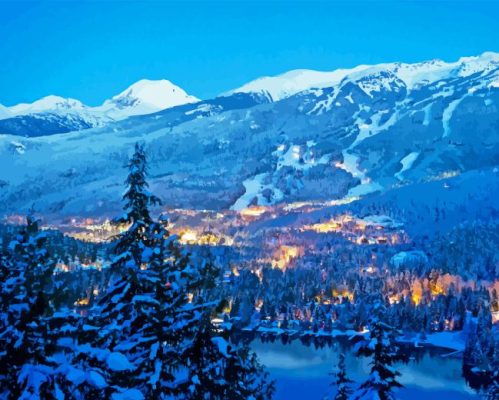 Whistler Canada Paint By Numbers