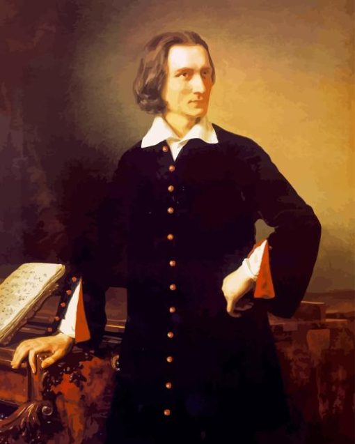 Young Franz Liszt Paint By Numbers