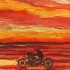 Abstract Motorcycle Ride Paint By Numbers