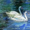 Abstract Swan Couple Paint By Numbers