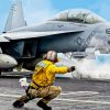 Aircraft Carrier Takeoff Paint By Numbers
