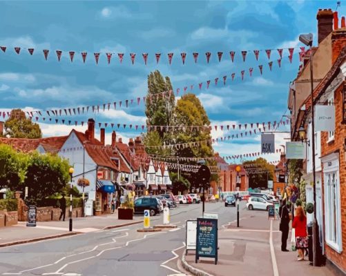 Amersham Town Paint By Numbers