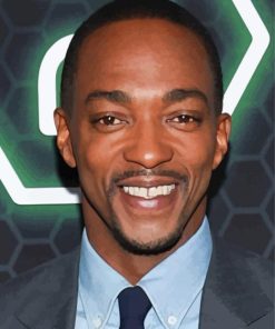 Anthony Mackie Paint By Numbers