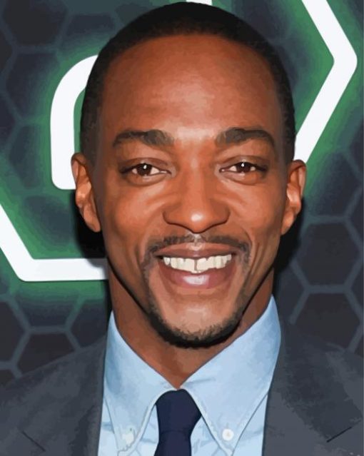 Anthony Mackie Paint By Numbers