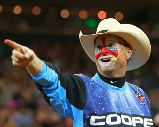 Bull Fighter Clown Paint By Numbers