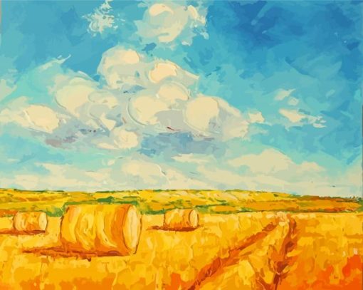 Countryside Field Paint By Numbers