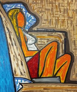 Girl On A Couch Paint By Numbers