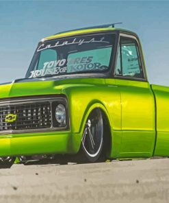 Green Chevy Paint By Numbers