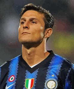 Javier Zanetti Paint By Numbers