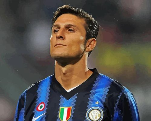 Javier Zanetti Paint By Numbers