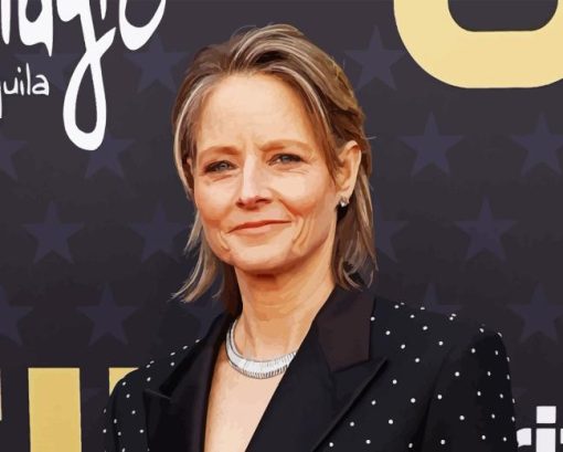 Jodie Foster Paint By Numbers