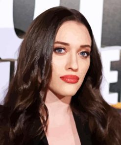 Kat Dennings Paint By Numbers