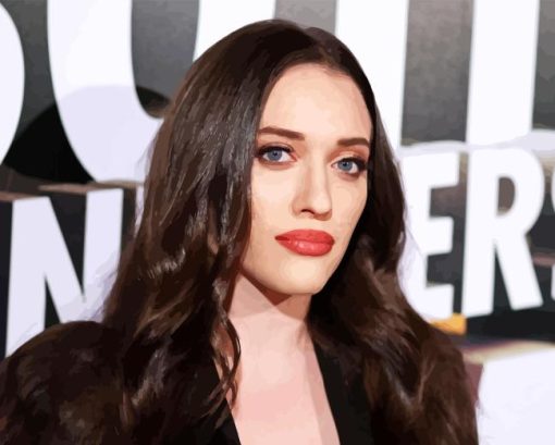 Kat Dennings Paint By Numbers